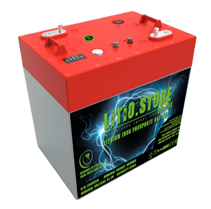 LS4832P67 48V 32Ah Golf Car Lithium Battery LiFePO4 box GC2 100A BMS IP67